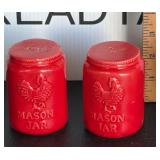 Fishs Eddy Rooster Mason Jar Shakers