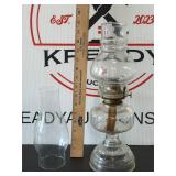 Oil Lamp and Globe