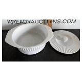 KitchenAid White Porcelain 2 Qt Tureen with Lid
