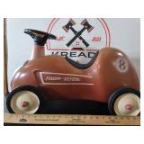 Vintage Metal Radio Flyer Ride On Toy