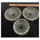 Vintage Crystal Ashtrays