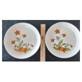 Rare Graham Kerr Galloping Gourmet Plates