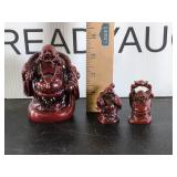 Vintage Resin Buddha Figurines