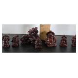 Vintage Resin Buddha Figurines