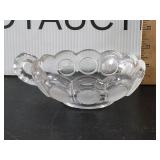 Vintage Fostoria Clear Coin Glass Candy Dish