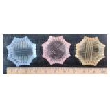 Vintage Art Deco Glass Ashtrays