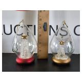 Vintage Avon Spun Glass Ornaments