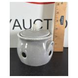 Gray Ceramic Garlic Keeper