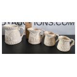 Vintage Enesco Ceramic Measuring Cups
