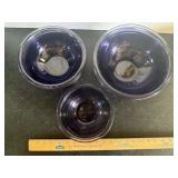 Vintage Pyrex Amethyst Mixing Bowls