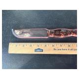 Vintage Pink Depression Glass Knife