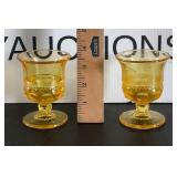 Vintage Tiffin Franciscan King's Crown Goblets