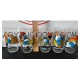 Vintage Smurf Glasses