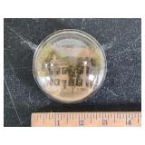 Vintage Glass Souvenir Paperweight
