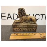 Egyptian Sphinx Soapstone Carving