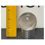 Clear Quartz Sphere with Stand