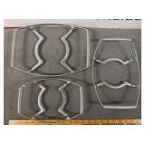 Vintage Corning Ware Chrome Trivets