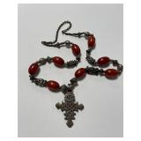 Ethiopian Coptic Cross Necklace