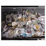 Craft Lot with Glass Beads