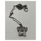 Sterling Butterfly Necklace
