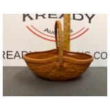 Vintage Teleflora Terra-cotta Pottery Basket