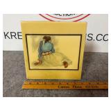 R.C. Gorman Titled 'Woman with Concho Belt' Art