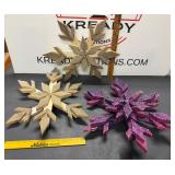 Wooden Snowflakes