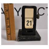 Vintage Perpetual Desk Calendar