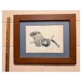 Framed Mushroom Print