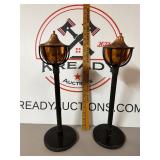 MCM Torch Oil Lamp Brass/Iron