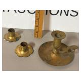 Brass Candlestick Holders