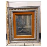 Original Framed Canvas Oil Painting Signed