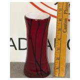 Italian Cased Glass Vase