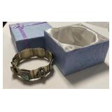 Sterling Taxco Mexican Abalone Bracelet