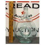 Vintage Italian VAM Donut Hole Glass Bottle