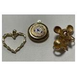 Pendants and Pin