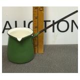 Vintage Enamel Pouring Pitcher
