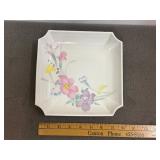 Vintage Srednick Collection Squate Porcelain Plate