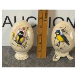 Vintage Eggzakly Handcrafted Porcelain Eggs
