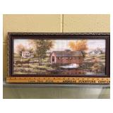 Covered Bridge Framed Print