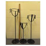 Wrought Iron Candle Holders