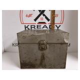 Vintage Metal File Box