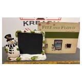 Tablet Holder and Chalkboard