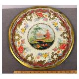 Vintage Daher Decorated Tin Serving Tray