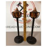 MCM Torch Oil Lamp Brass/Iron