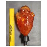 Amberina Interactive Plasma Glass Heart Lamp Bulb