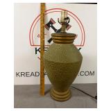 Vintage Ceramic Hammered Style Lamp