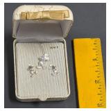 Sterling Silver Mickey Mouse Necklace/Earrings