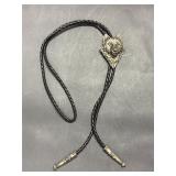 Vintage Wolf Head Bolo Tie