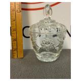 Anchor Hocking Lidded Glass Candy Dish